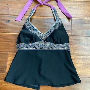 Athleta Halter Swim Tankini, Sz M